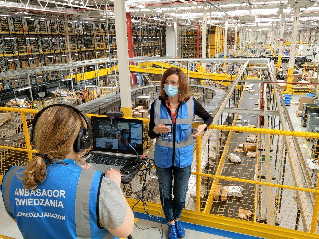 Amazon zaprasza na wirtualne zwiedzanie centrów logistycznych w Polsce